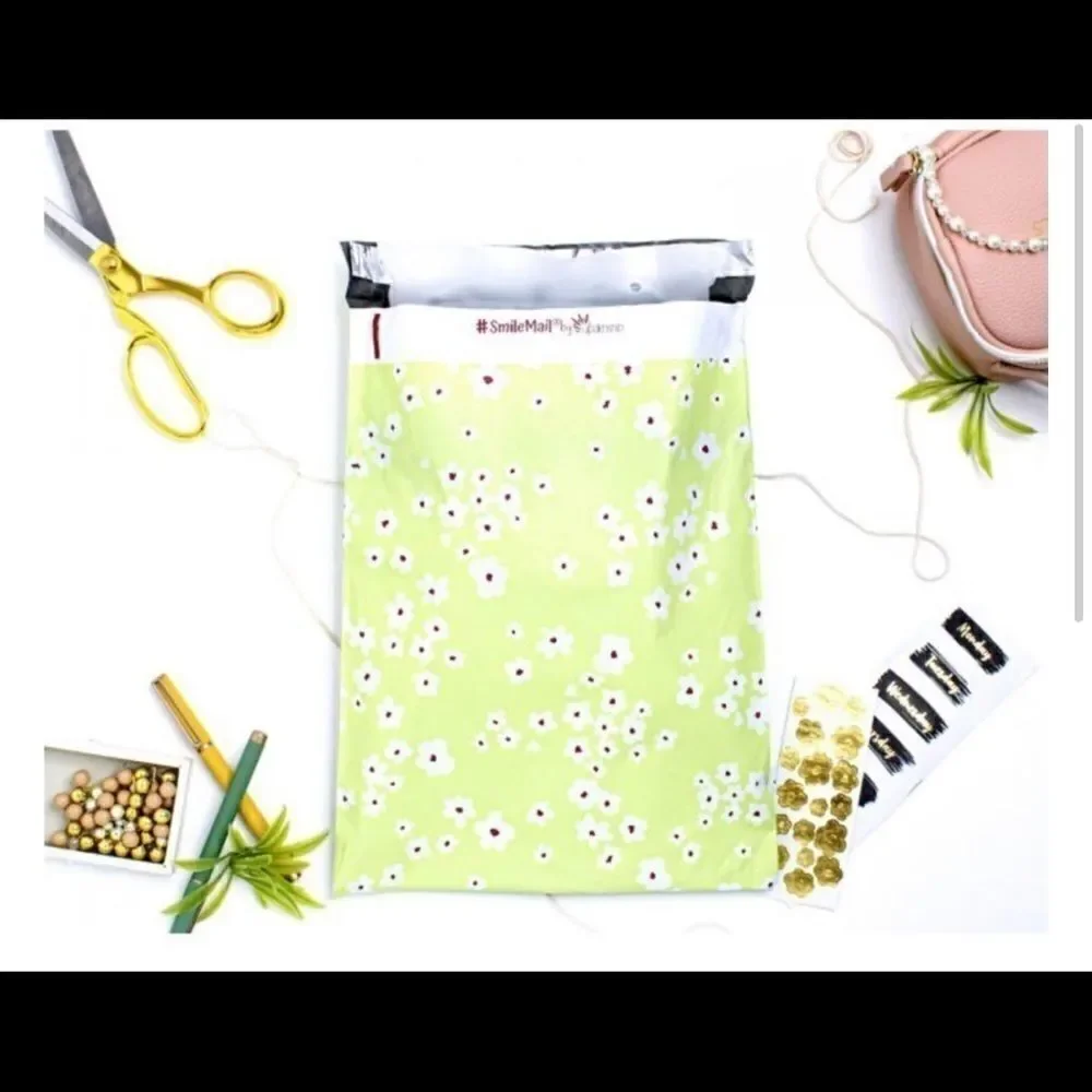 Poly Mailers MIX 10x13 12x15.5 FUN 35pcs 35sticker